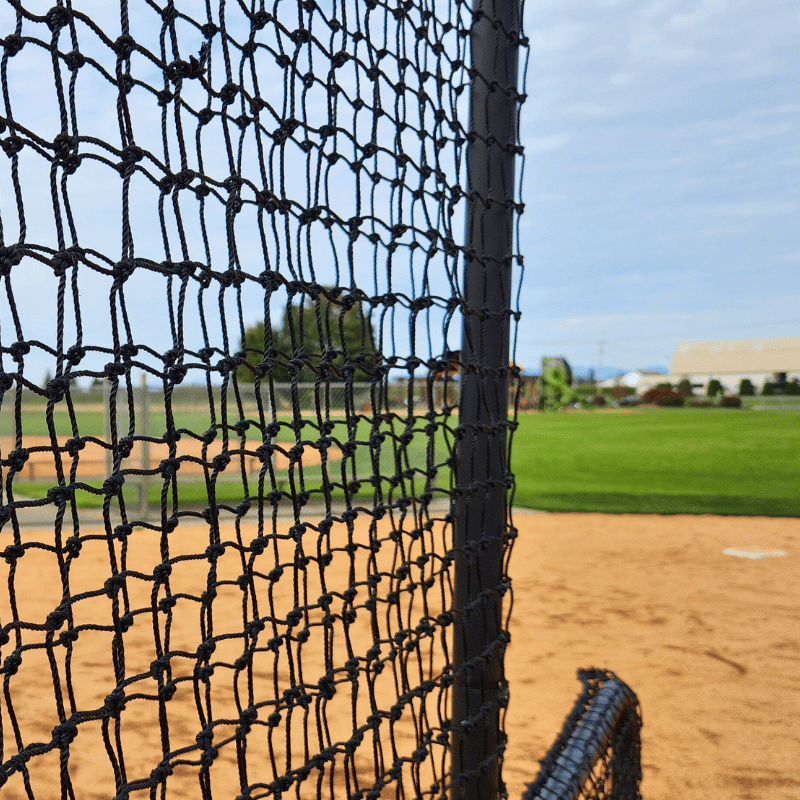 BATTING CAGES INC L-Screen Standard Baseball Pitching L-Screen & Wheel Kit