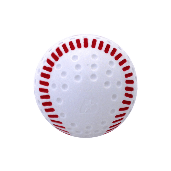 Hey Bata 9in White Dimpled Baseballs with Simulated Red Seams