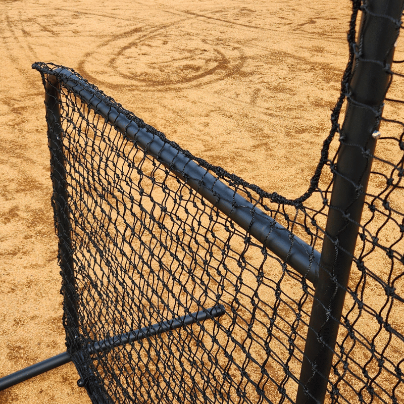 BATTING CAGES INC L-Screen Standard Baseball Pitching L-Screen & Wheel Kit