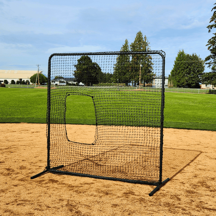 BATTING CAGES INC Protective Screen 7ft x 7ft Softball Pitching Protective Square Screen