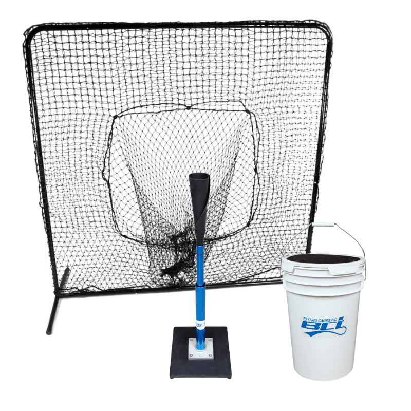 Batting Cages Inc Soft Toss Hitting Station Package