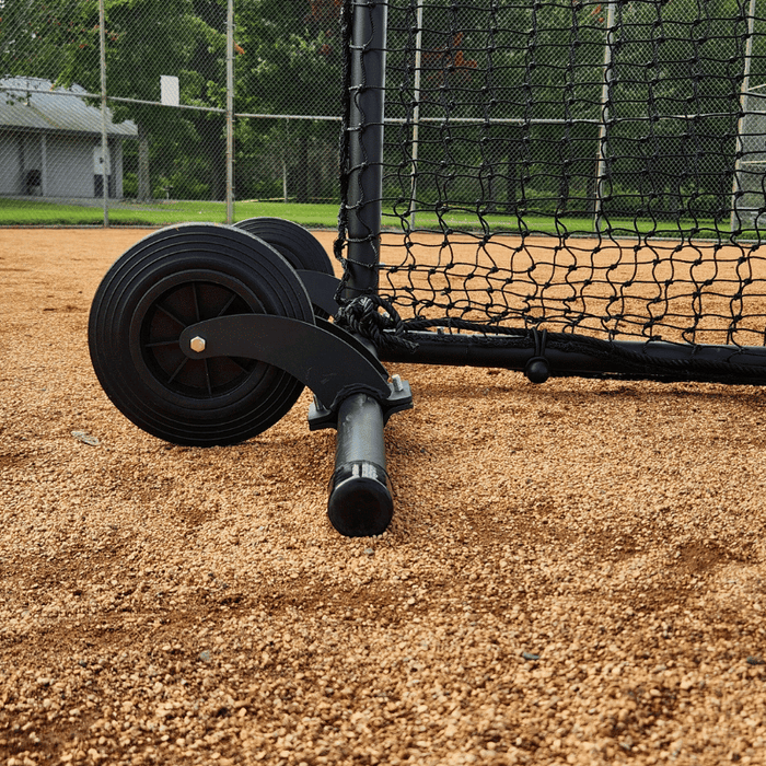 BATTING CAGES INC Square Screen 7ft x 7ft Softball Protective Screen & Wheel Kit