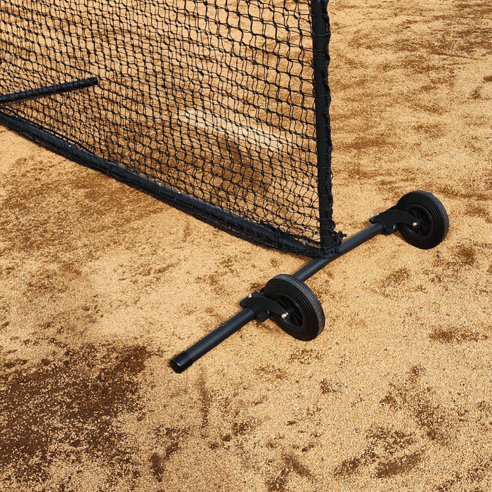 BATTING CAGES INC Square Screen 7ft x 7ft Softball Protective Screen & Wheel Kit