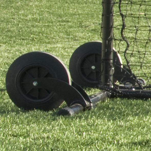 Bata Baseball L-Screen Standard Baseball Pitching L-Screen (Frame & Net) with Wheel Kit